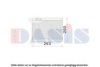 PSA 6450ZZ Evaporator, air conditioning